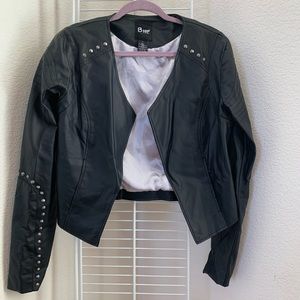 B•Hip Black Leather Jacket